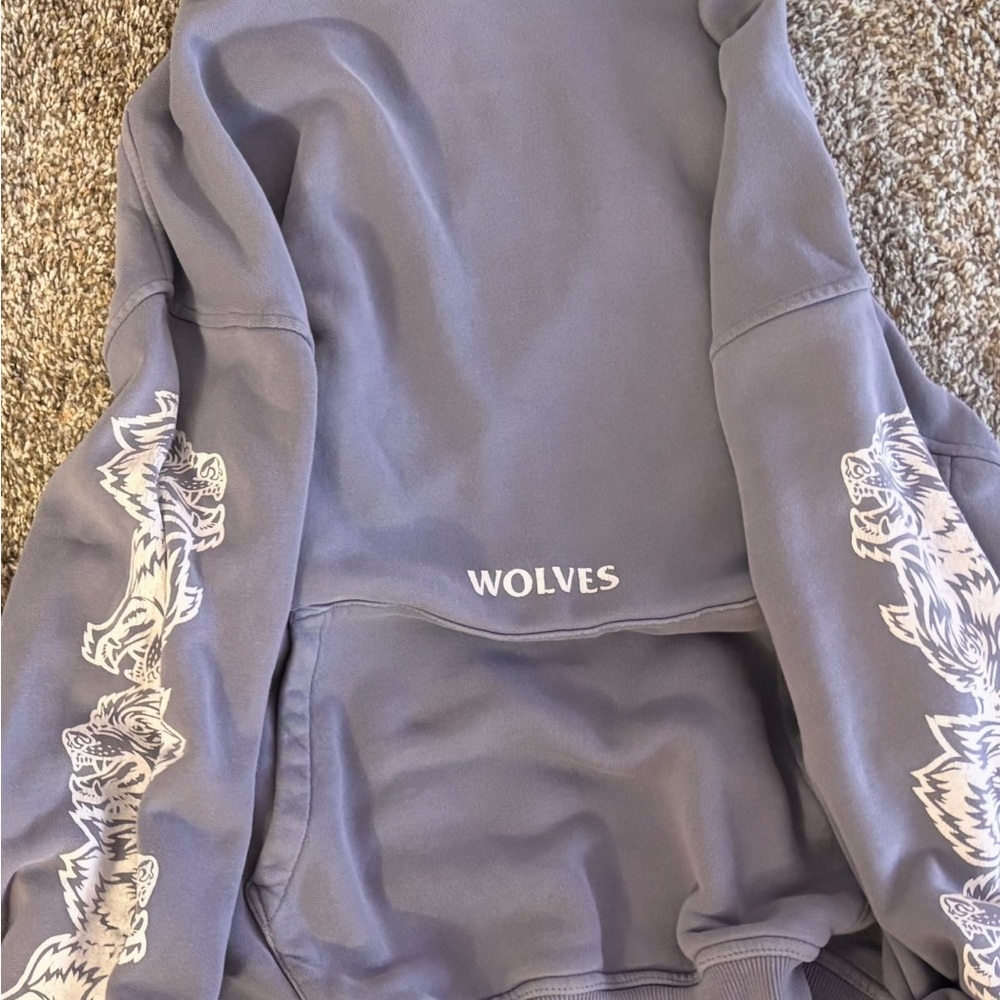 Gray Wolves Graphic Hoodie